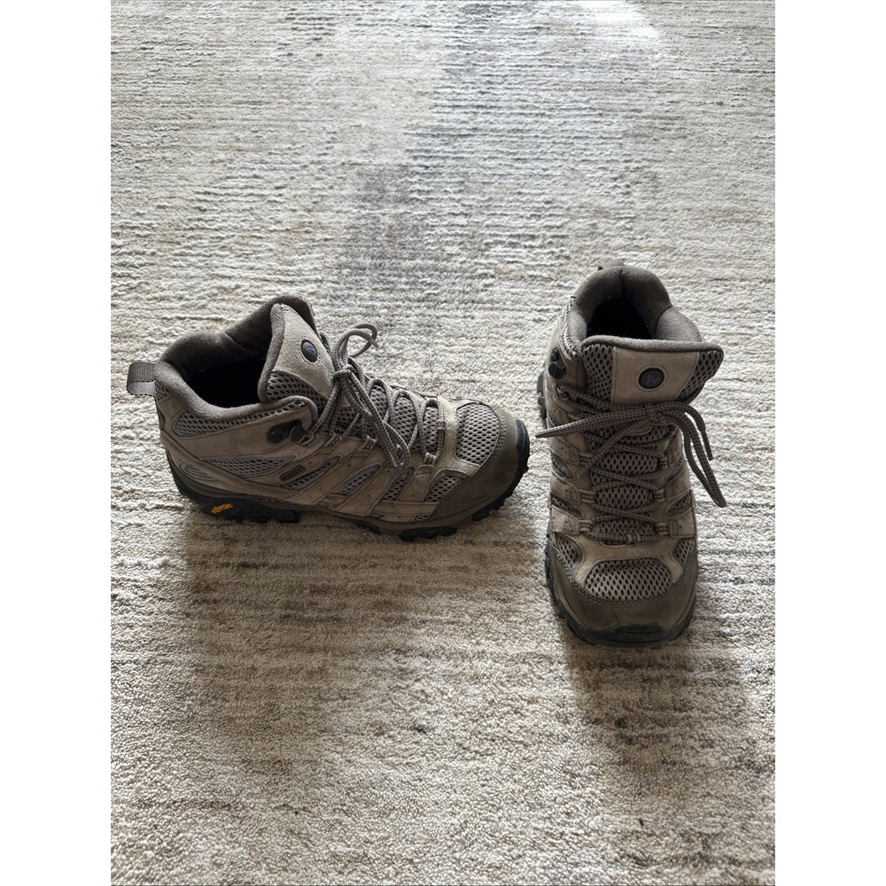 Merrell Moab 2 Mid Hiking Boot Womens Sz 8 US Light Blue Hiking Boots Waterproof